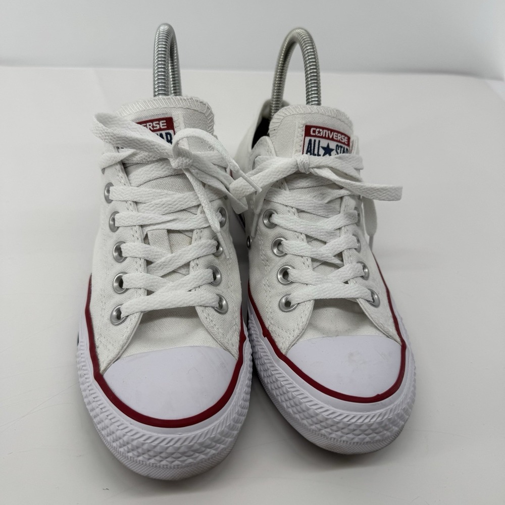 Converse Chuck Taylor All Star Low Top White Canvas Sneakers Women's 6.5 Classic - Picture 2 of 11